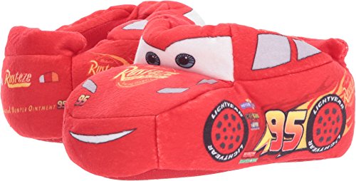 Boy's Cars Slipper (Toddler/Little Kid) Red (X-Large 11-12 Little Kid) #TOP6