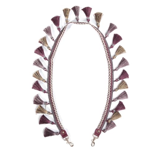 Image of TANOSII Tassel Purse Strap Handbag Strap Replacement Shoulder Crossbody Strap