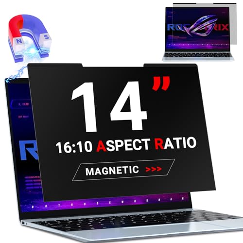 ZOEGAA 14 inch Privacy Screen,Magnetic for Laptop Privacy Screen 14 ...