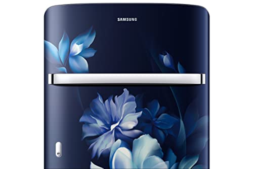 Image of Samsung 189L 5 Star Inverter Direct-Cool Single Door Refrigerator Appliance (RR21C2G25UZ /HL,Midnight Blossom Blue)
