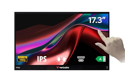 Portable Monitor 17 Zoll Verbatim PMT-17 mit Touchscreen