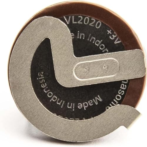 BenjiPower - Pila VL2020 Batería Recargable 90 Grados 3 V para Mini R50 R52 R53 BMW E39 E46 E53 E60 E61 E62 E81 E90 E91 E92 Ford Transit mandos a Distancia Llave