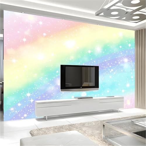 Papier Peint Intissé Dégradé Étoiles pour relooker un mur de chambre - 5