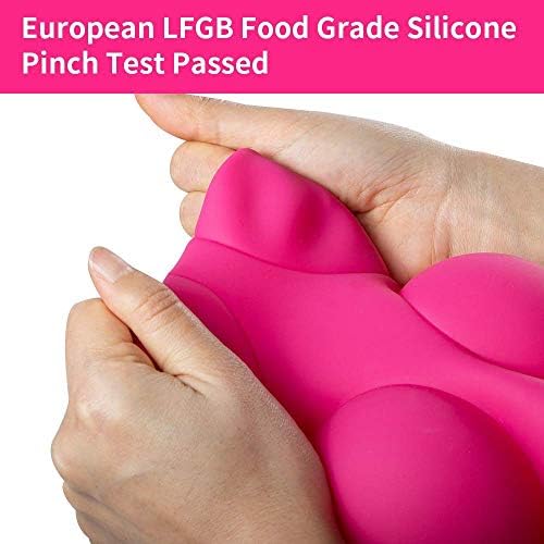 Webake 3 Pack Silicone Semi Sphere Mould with 2 Pcs Measuring Spoon for Cake Decoration Jelly Pudding Candy Chocolate 6 Holes Semicircle 15 Holes Semicircle 24 Holes Semicircle Ø 7cm Ø 3.8cm Ø 3cm