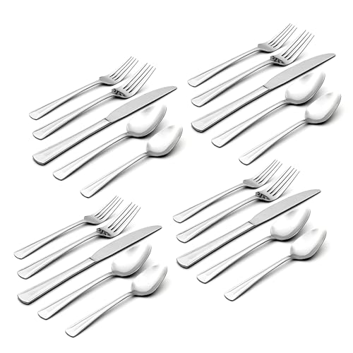Couverts Acier Inoxydable Argent Cella Oneida | Ménagère Set de Plat