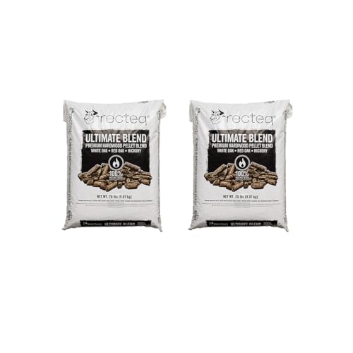 recteq hardwood grilling pellets 2-pack (Ultimate 2 Bags)