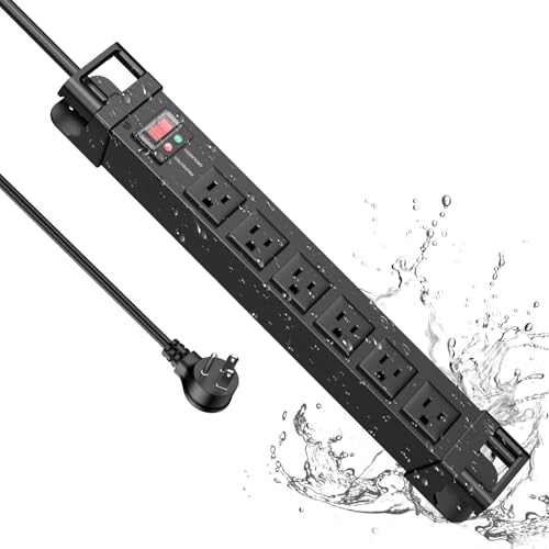 HEZI Metal Outdoor Power Strip