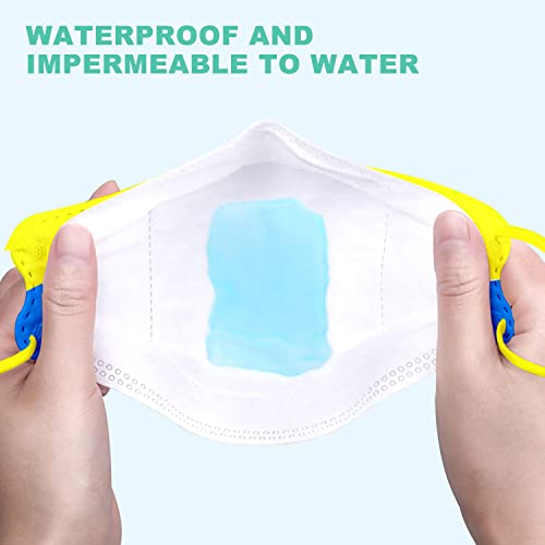 Lucifer Multicolor Disposable Face Masks, Individual Packs, 50Pcs 4 Layers Facial Safety Masks With Adjustable Elastic Ear Loop Disposable Respirator Safety Mouth Masks Dust Air Pollution Protection #TOP5