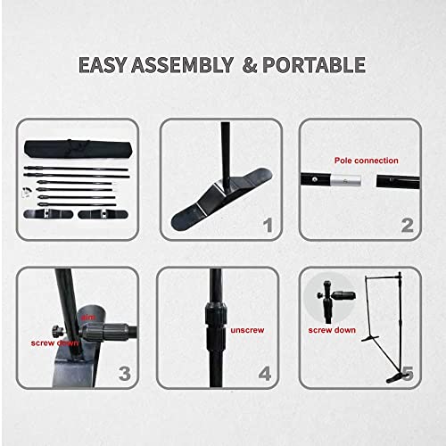 Displayfactory Heavy Duty 10X10Ft Banner Stand Step And Repeat Display Adjustable Telescopic Photo Backdrop Stand For Trade Show,Photo Booth,Parties,Photoshoot Background #TOP3