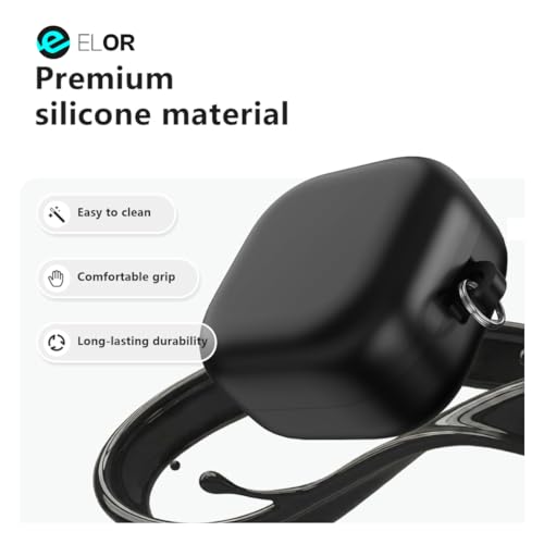 Image of ELOR Premium Silicone Case Cover Compatible with Samsung Galaxy Buds 4 | 4 Pro (Earbuds Not Included) (Baby Pink)