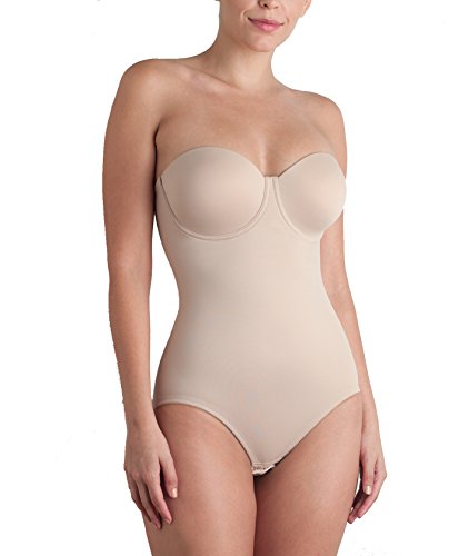 TC Fine Intimates Extra Firm Control Convertible Bodysuit, 36B, Nude