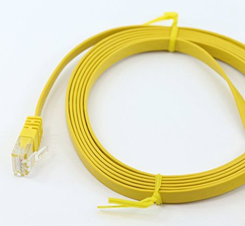 Rhinocables Piatto Ethernet cavo di rete CAT6 RJ45...