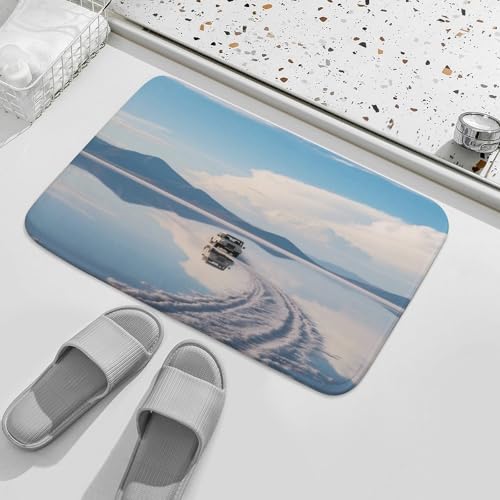 Alfombras de baño absorbentes para suelos secos de ducha 8