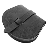 CONGARTENO Mittelalterliche Viking Gürteltasche aus Robustem PU Retro Taillenbeutel für Larp...