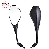 Universal Fit: M10 im Uhrzeigersinn, Geeignet für große Motorradrückspiegel für Kawasaki, Suzuki, Honda, Victory, Cruiser Chopper, chinesische ATVs, Dirtbikes und Scooter usw