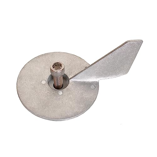 Boat Motor 17264T2 17264C1 F17264C1 Trim Tab Anode for Mercury Mariner Force 30HP 35HP 40HP 45HP 50HP 55HP 60HP 70HP 75HP Outboard Engine, Zinc Alloy