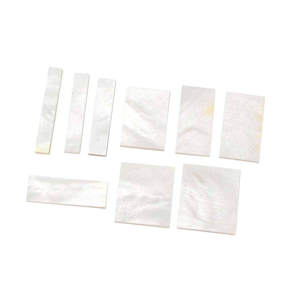 SunniMix incrustation de nacre blanche vierge pour guitare manche guitare