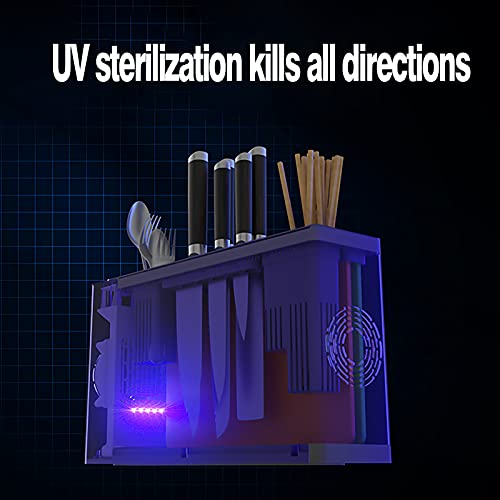 ZUOYI Desinfektion Messerhalter, Messerblock Ohne Messer, Sterilisator, Messerhalter UV Sterilisation Multifunktionaler… – Bild 6
