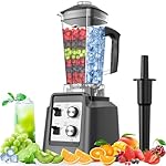 Blenders for Kitchen, Smoothie Blender, Professional Countertop Blender for Smoothies, 1800 Peak Watts, 68 Oz Large Capacity, for Ice Crush, Frozen Drinks, Silver