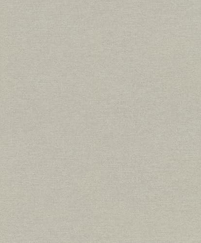 Rasch SCHÖNER WOHNEN-Kollektion Vliestapete LINEN 600247 in Salbei - 10,05 m x 0,53 m