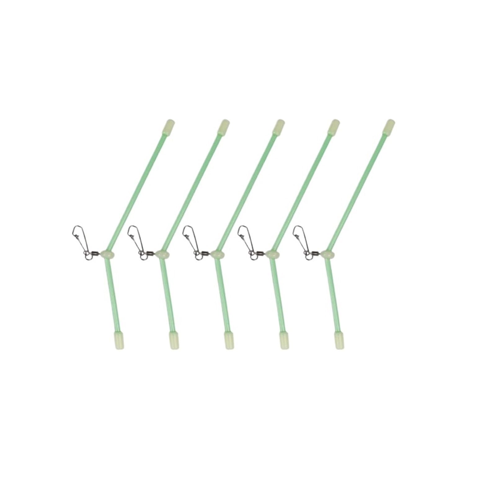 50 Soportes de Equilibrio for Tubos Pesca Luminosos, antienredos, con eslabones giratorios presión Plomo para la Pesca