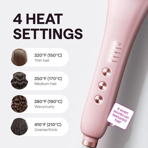 Image of Wavytalk Steamlin Pro Steam Straightener Brush, Wavytalk Sleek Sweep Ionic Hair Dryer Blac