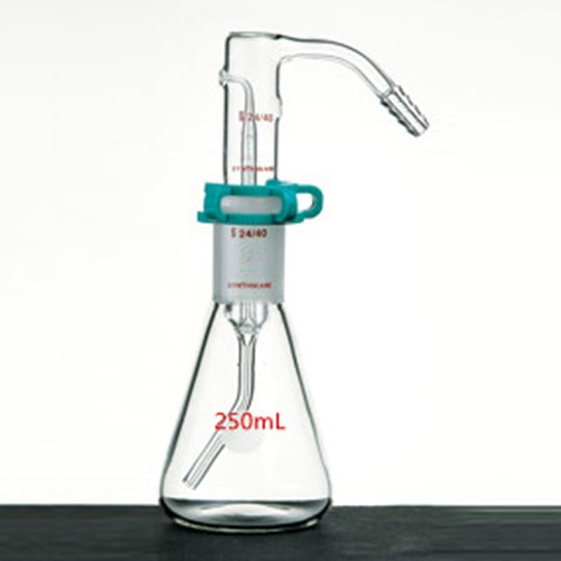 matraz de laboratorio, Botella triangular en aerosol for cromatografía en capa fina de vidrio de borosilicato de 125/250mL, junta 24/40(250mL-A214250)