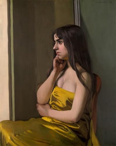 Toile murale abstraite Vallotton 60x90 | Sublimer un salon terne avec L'étoffe Jaune