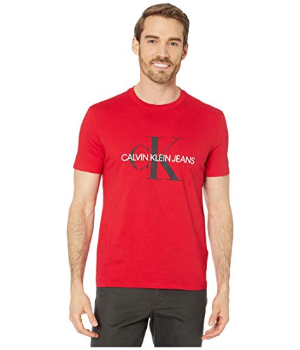 Image of Calvin Klein Men's Monogram Logo Crewneck T-Shirt