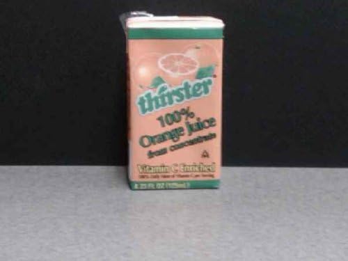 JUICE, ORANGE 100% VITAMIN C ADDED ASEPTIC BOX W/ STRAW SHELF STABLE