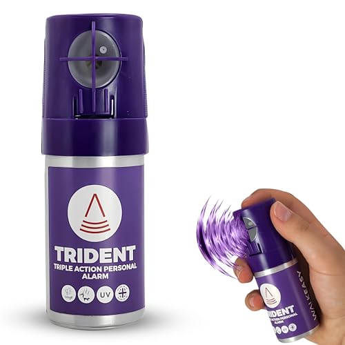 Walk Easy Trident Personal Attack Rape Alarm | Loud Sound | UV Tr...