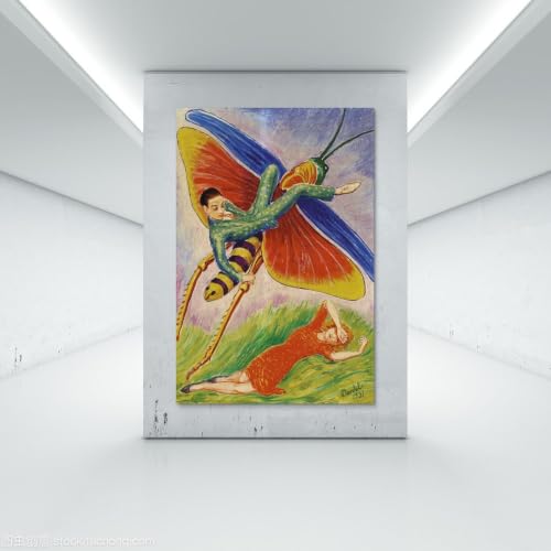 Nils Von Dardel Gräshoppan de décoration murale classique