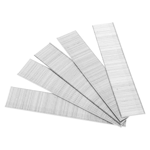 SHINEOFI Lot de 5000 Agrafes F25 en Acier Inoxydable 304 pour Agrafeuse Robuste Usage Bricolage et Travail du Bois Agrafes pour Meubles DIY Compatible Fixation Industrielle
