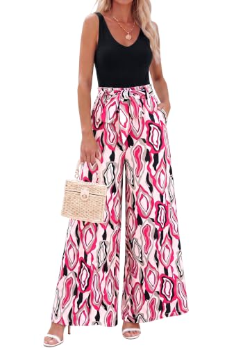 2-Pc BTFBM Women's Sleeveless V Neck Tank Top & Wide Leg Pants Sets (Various) - image 1