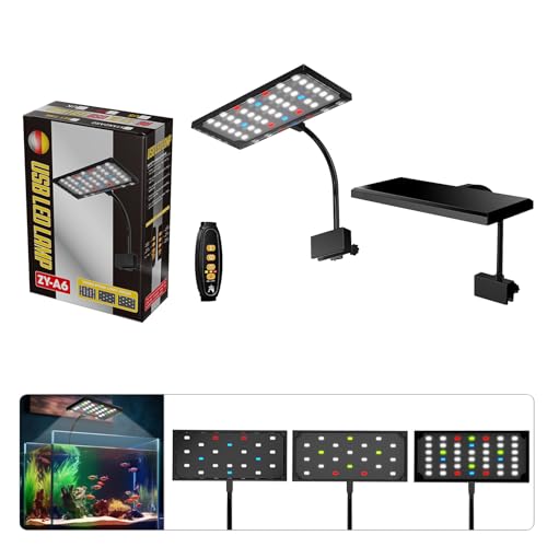 Lampe d'aquarium USB rotative dotée de 10 niveaux de luminosité réglables