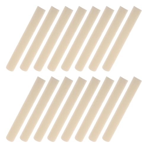 PACKOVE Separadores de Cajones Beige de Esponja y Tela, Recortables y Estables, Pack de 16 Piezas para Organizar Joyas en Bandejas y Cajas de Joyería