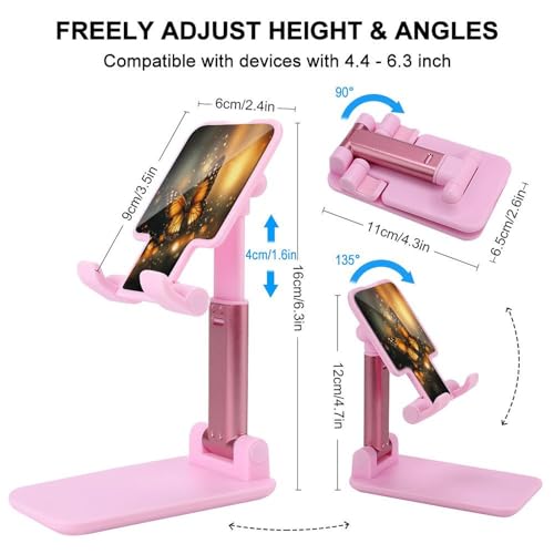 Soporte de teléfono celular plegable y portátil de viaje VstaDank 2