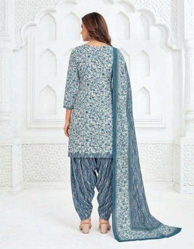 Image of Yashika Unstiched Crepe dress materials | Crepe Salwar Suit for women with dupatta | suit material for women unstitched