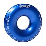 MILE MARKER SBR-12BRR Single Blue Saber Offroad EZY Glide Recovery Ring | Engineered to Maximize Capacity & Minimize Rope Wear | Heavy Duty & Lightweight