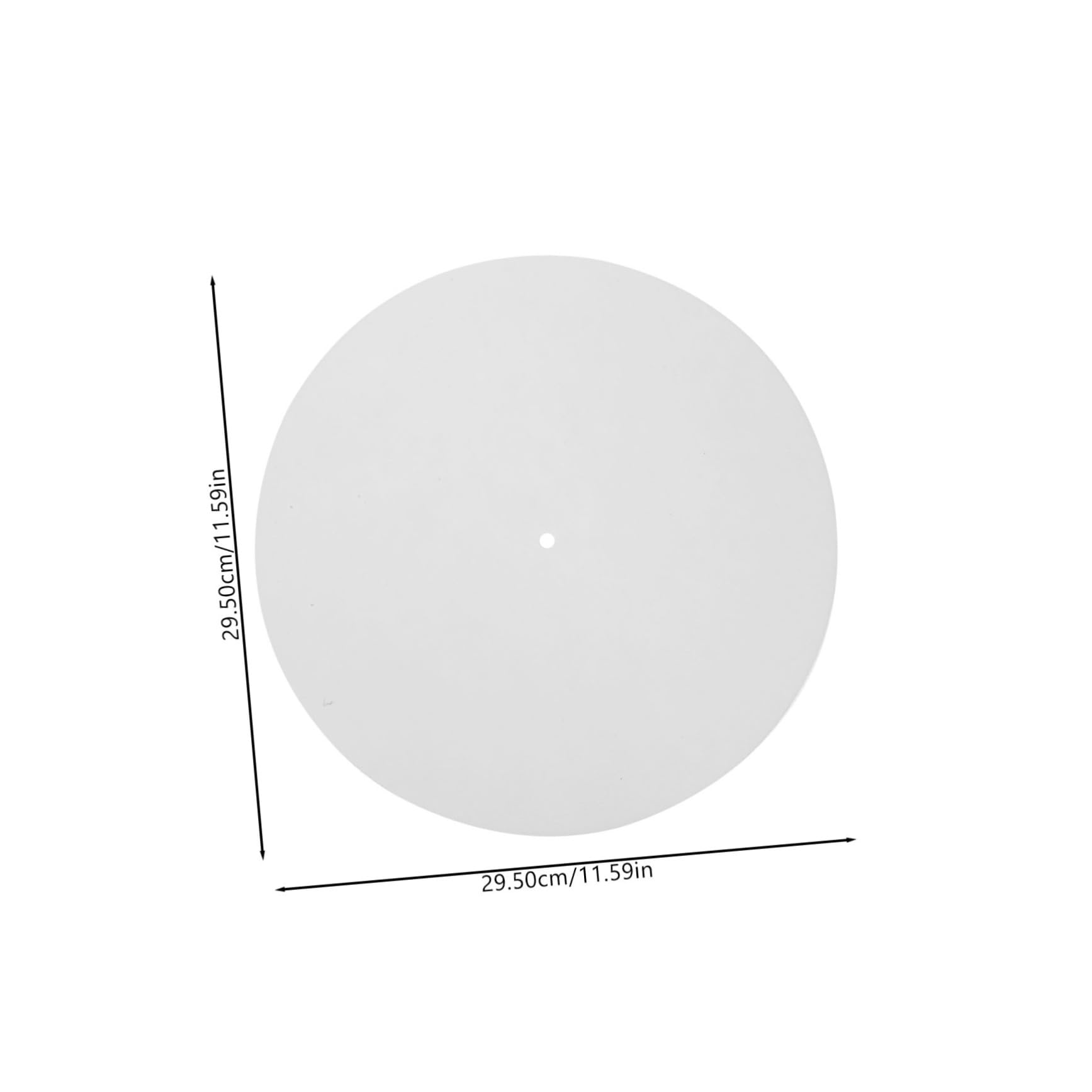 Yardwe Vinyl Record Pad Set 2pcs Felt Turntable Accessories Record Player Mat for Home Anti-static and Shock Absorbing Pad