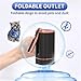 Multi-functional Automatic Water Dispenser, 2024 New Upgraded Automatic Water Dispenser, Three Modes Portable Water, Foldable Water Bottle, Type-C Charging for Picnic/Travel (1PC White)