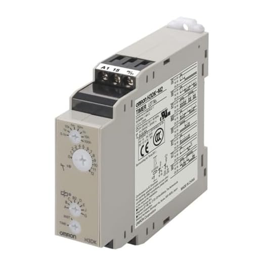 Omron temporizadores - Temporizador 22.5mm dpdt h3dk-m2 24-240vac/dc