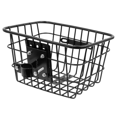Cesta eléctrica para patinete con soporte fijo para bicicletas de metal para niños