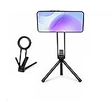 【Double surface magnétique pratique】 Ce support telephone pliable adopte un design fonctionnel permettant différentes configurations d’utilisation. La surface magnétique facilite la fixation et le retrait du téléphone pour les prises de vue, appels vidéo ou contenus créatifs.