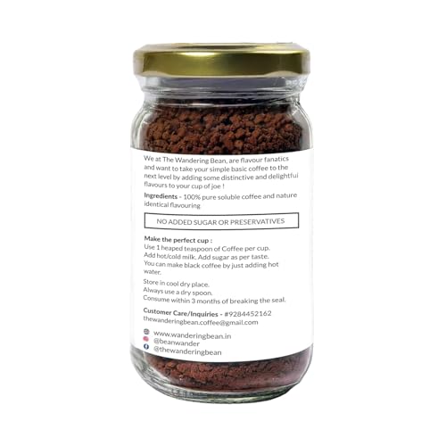 Image of The Wandering Bean Irish Cream Instant Coffee, This Coffee Shop Beverage at Home with Our Irish Cream! - 40gm