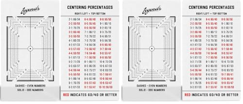 Image of Legends Card Grading Centering Tool by Envy Born Games | Cleaning Cloth Kit Material for PSA - BGS (Pack of 2)
