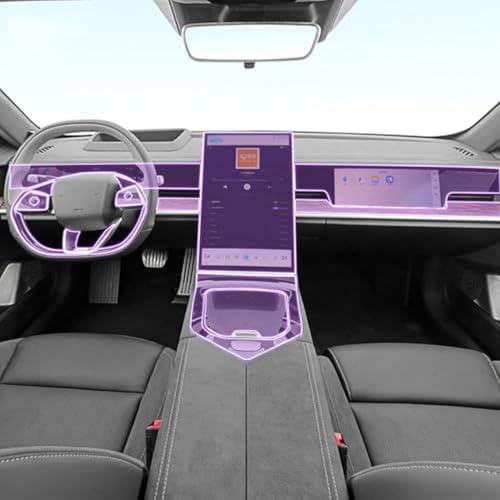 Film TPU NETA S 2022-2024 : protection transparente de console centrale de voiture