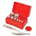 Troemner - 102977 Class F 50g-10 mg, Economical S.S. Class 7 Weight Set with Traceable Certificate