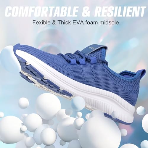 Image of ZYEN Wide Toe Box Shoes Women Non-Slip Ultra Light Running Sneakers Extra Wide Feet Arch Support Walking Shoes Tennis Diabetes Breathable Gym Workouts 6-12