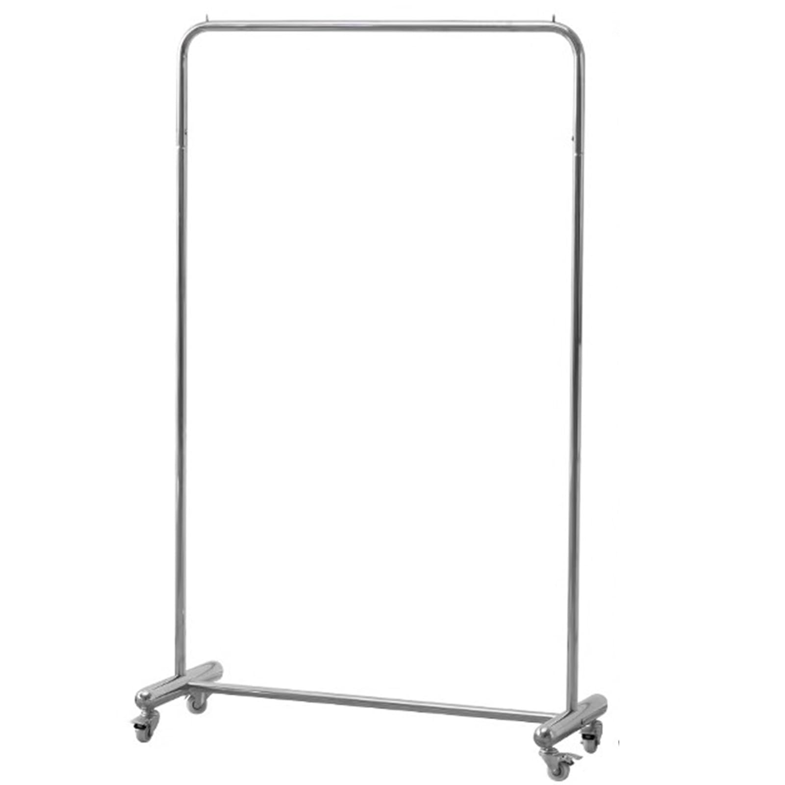Portant à vêtements acier inoxydable haut de gamme penderie 150cm